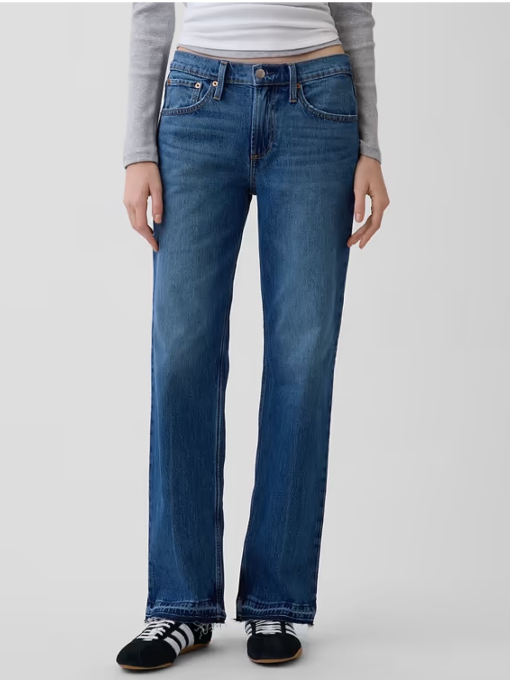 GAP Women's Straight Leg Blue Jeans